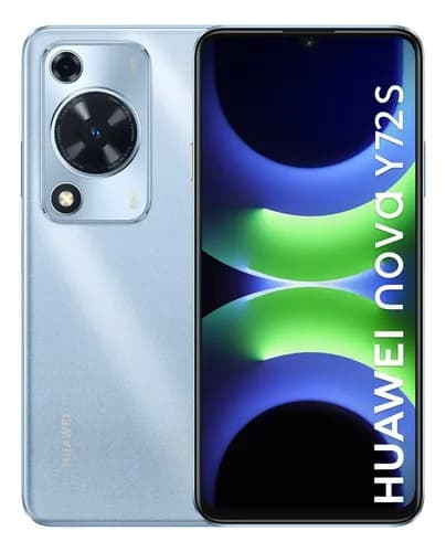 Celular Huawei Nova Y72s Smartphone 8+128 Gb, Súper Batería De 6000 Mah, Pantalla De 6.75 Con Protección Ocular, Azul
