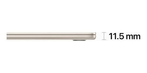 Macbook Air 15  Laptop - M2 Chip - 8gb 256gb Ssd Starlight Dorado - 3