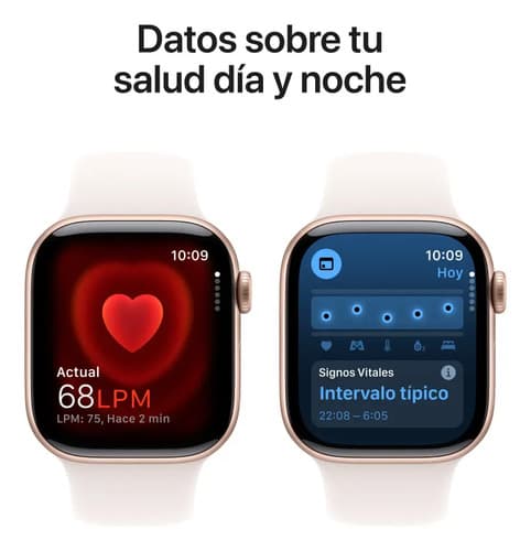 Apple Watch Se (2nd Gen) Gps  Caja De Aluminio Blanco Estelar De 44 Mm  Correa Deportiva Blanco Estelar - M/l - 5