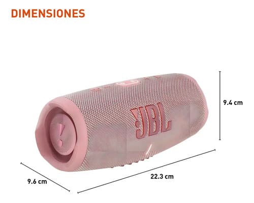 Bocina Jbl Charge 5 Jblcharge5 Portátil Con Bluetooth Waterproof Pink - 2