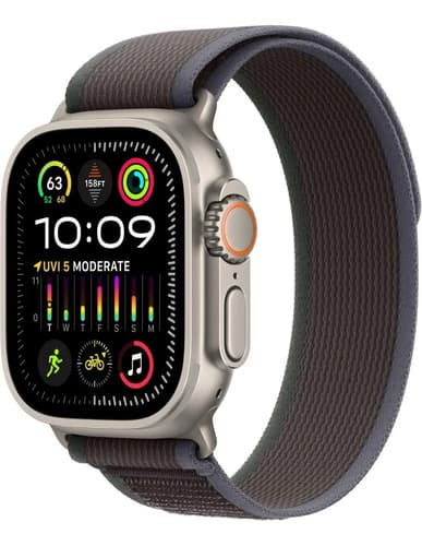 Apple Watch Ultra 2 (gps + Cellular) 49mm Blue/black  Titanio Correa Loop Trail Azul/negro