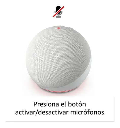 Asistente Virtual Amazon Echo Dot 5ta Gen Blanco Color Glacier White - 2