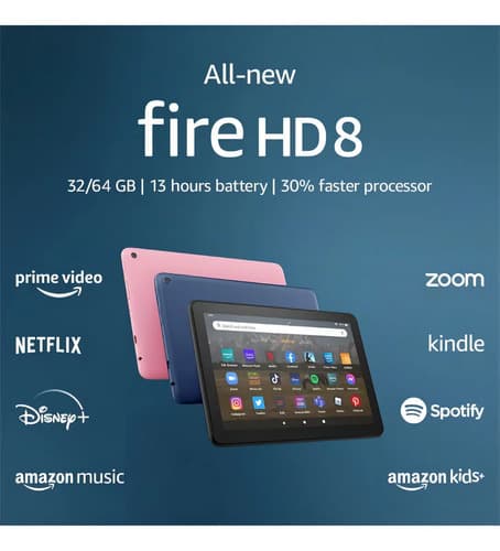 Tablet 2020 Kfonwi 8  32gb Color Black 2gb De Memoria Ram - 5