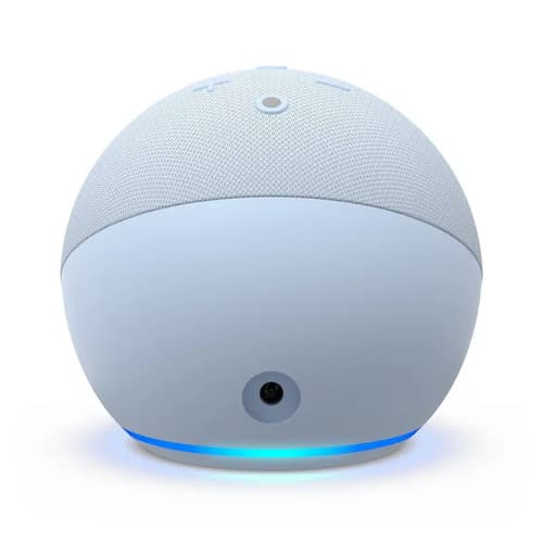 Asistente Virtual Amazon Echo Dot 5ta Gen Con Reloj Azul - 2
