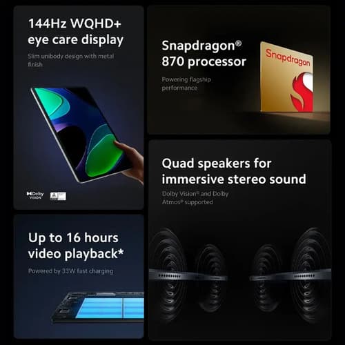 Tablet Xiaomi Pad 6 - 11 Pul 128gb - Gray - 6gb Ram Color Gravity Gray - 3