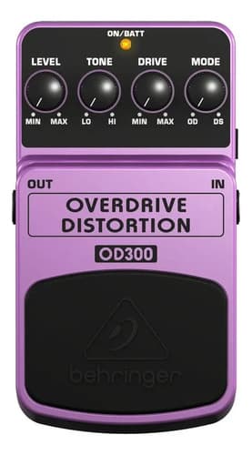 Pedal De Efecto Behringer Overdrive/distortion Od300  Lila Lila