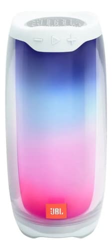 Bocina Jbl Pulse 4 Jblpulse4blkam Portátil Con Bluetooth Waterproof Blanca Blanco