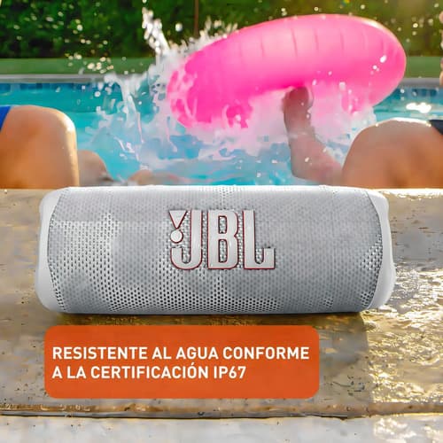 Bocina Jbl Flip 6 Jblflip6 Portátil Con Bluetooth Waterproof Blanca Blanco - 3