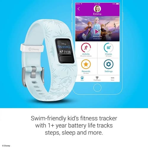 Reloj De Pulsera Garmin Vivofit Jr2 Con Bluetooth Elsa Azul - 3