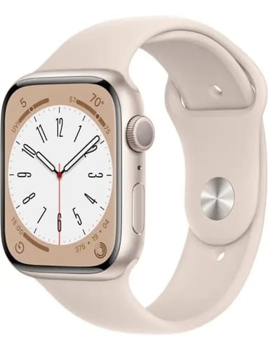Apple Watch Series 8 45mm Aluminio Starlight M/l Liso Dorado - 2