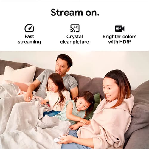 Google Chromecast 4k Chromecast With Google Tv Ga01919-us De Voz 4ª Generación 4k 8gb Nieve Con 2gb De Memoria Ram - 7
