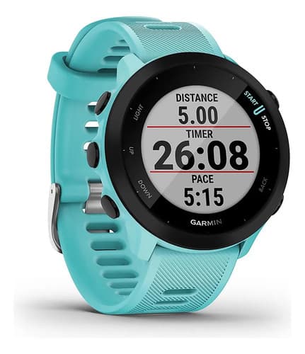 Monitor Garmin Forerunner 55 Aqua Silicona Azul - 4