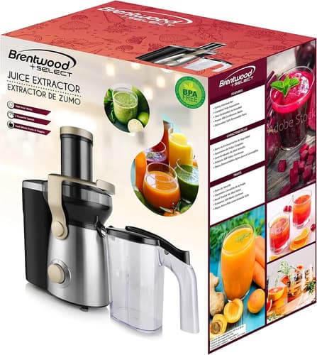 Brentwood Appliances Jc-1000  Extractor De Jugo Negro - 4