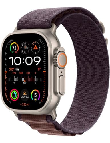 Apple Watch Ultra 2 (gps + Cellular) Índigo 49 Mm Titanio M Índigo Titanio Titanio Correa Loop Alpine