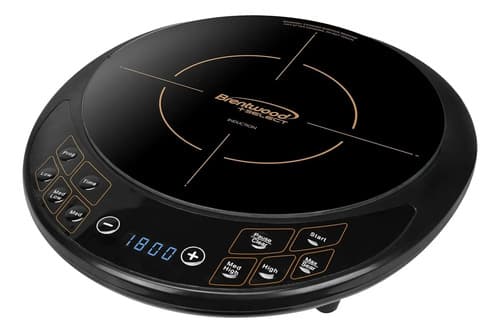Brentwood Parrilla Electrica Induction Cooktop Negro