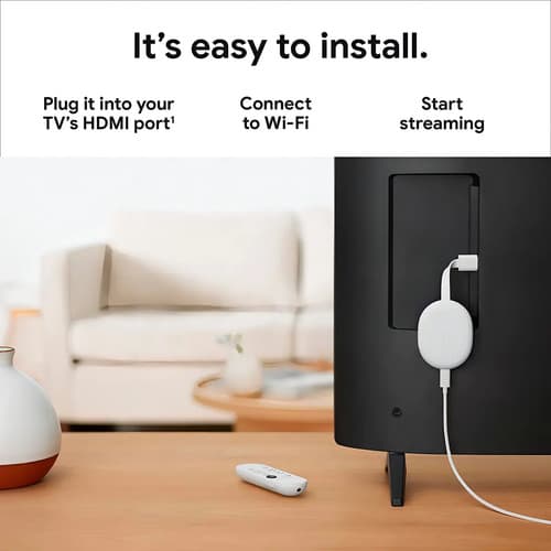 Google Chromecast 4k Chromecast With Google Tv Ga01919-us De Voz 4ª Generación 4k 8gb Nieve Con 2gb De Memoria Ram - 9
