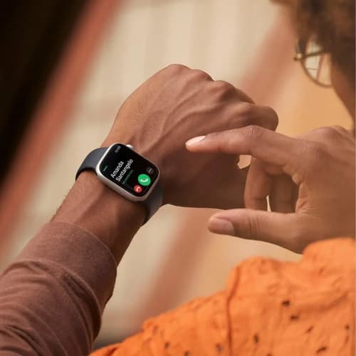 Apple Watch Series 8 45mm Aluminio Starlight M/l Liso Dorado - 4