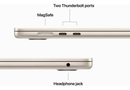 Macbook Air 15  Laptop - M2 Chip - 8gb 256gb Ssd Starlight Dorado - 4
