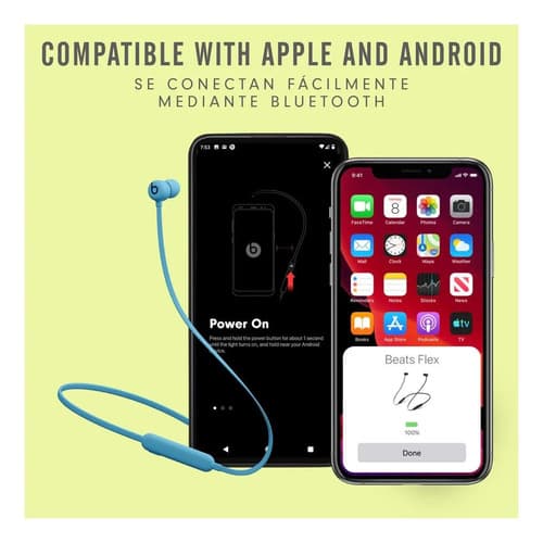 Audífonos Beats Flex - Azul Flama - 6