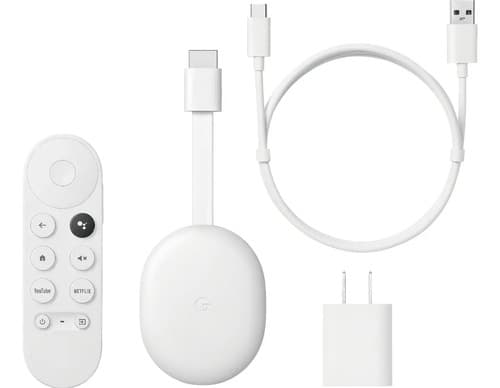 Google Chromecast 4k Chromecast With Google Tv Ga01919-us De Voz 4ª Generación 4k 8gb Nieve Con 2gb De Memoria Ram - 3