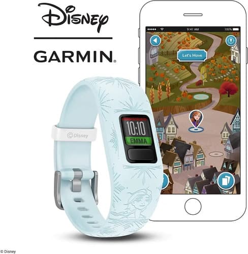 Reloj De Pulsera Garmin Vivofit Jr2 Con Bluetooth Elsa Azul - 4