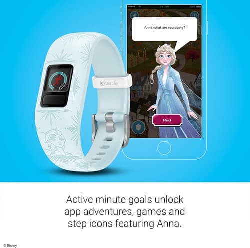 Reloj De Pulsera Garmin Vivofit Jr2 Con Bluetooth Elsa Azul - 5