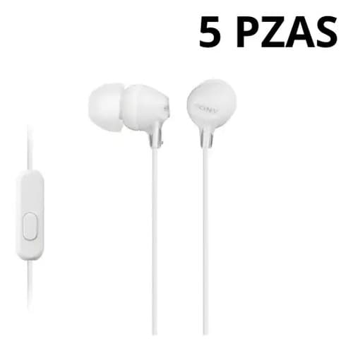 Auriculares In-ear Gamer Sony Mdr-ex14ap Blanco 5 Piezas Blanco - 3