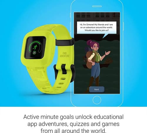 Reloj De Pulsera Garmin Vivofit Jr3 Bluetooth Digi Camo Verde Claro Verde Claro Negro - 4