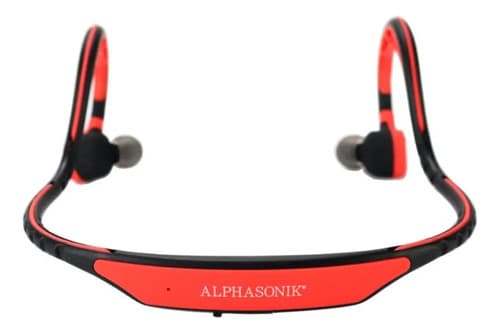 Auriculares Entrenamiento Alphasonik Inalámbricos Rojos Rojo - 3