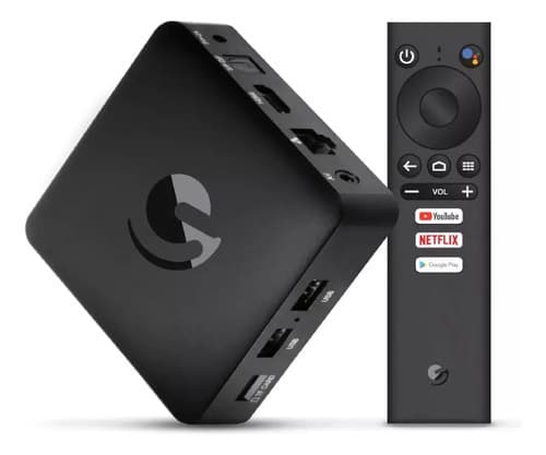 Ematic Jetstream 4k Ultrahd Android Tv Box With Voice Search Negro