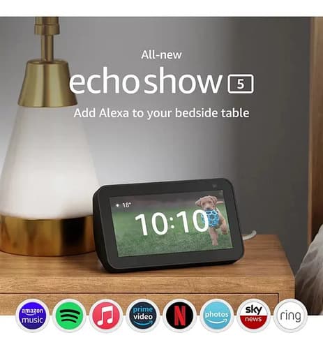 Amazon Echo Show 5 2nd Gen Kids Con Asistente Virtual Alexa, Pantalla Integrada De 5.5  Color Camaleón - 9