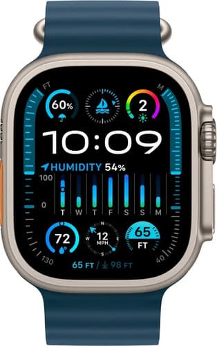 Apple Watch Ultra 2 (gps + Cellular) Blue Ocean 49 Mm Titani Titanio Correa Ocean Azul Titanio - 2