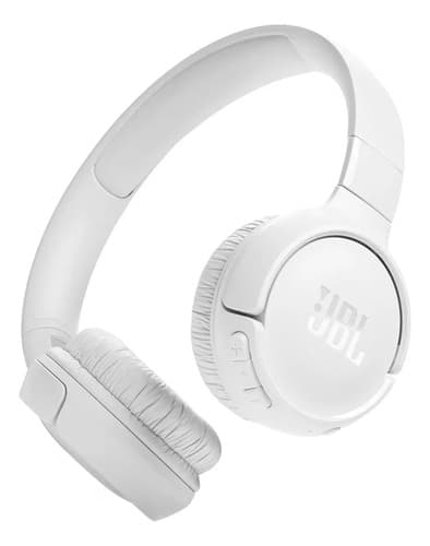 Audífonos Jbl Tune 520bt Over-ear Con Bluetooth Color Blanco - Blanco