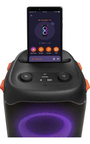 Jbl Partybox 110 - Altavoz Portátil Para Fiestas Con Luces I Color Black - 4