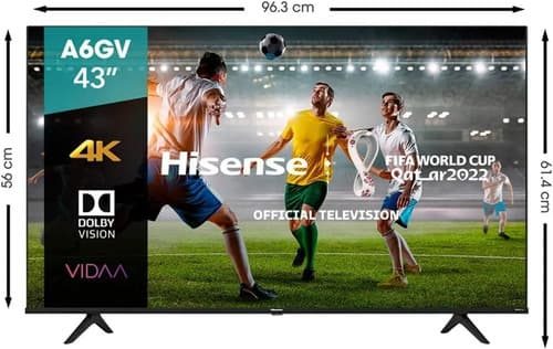 Pantalla Hisense A6gv 43'' 4k Uhd Dolby Vision Vidaa Tv - 5