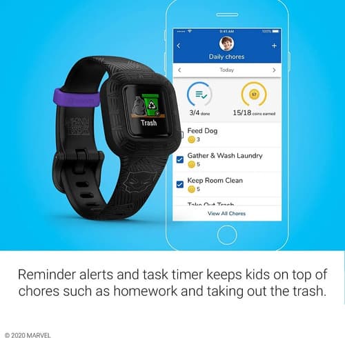 Reloj De Pulsera Garmin Vivofit Jr3 Bluetooth Black Panter Negro - 5