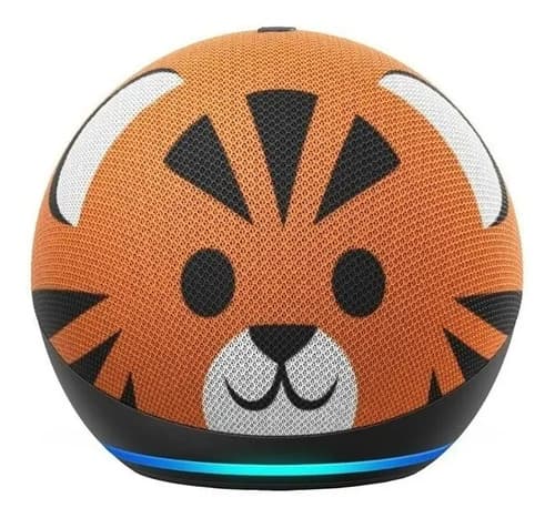 Amazon Echo Dot 4th Gen Kids Con Asistente Virtual Alexa Color Tiger