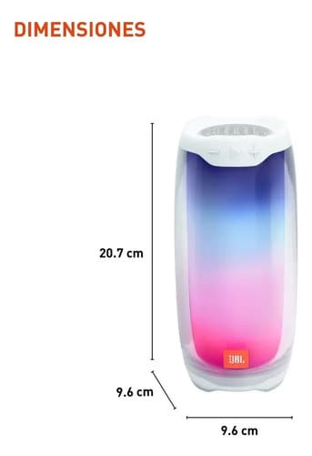 Bocina Jbl Pulse 4 Jblpulse4blkam Portátil Con Bluetooth Waterproof Blanca Blanco - 2