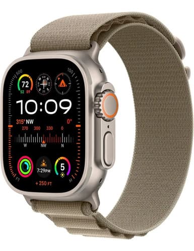 Apple Watch Ultra 2 (gps + Cellular) Olive 49 Mm Titanio S Titanio Correa Loop Alpine Verde Oliva Titanio