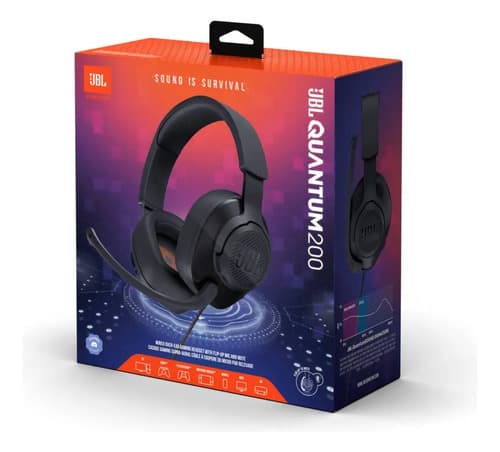 Audífonos Gamer Jbl Quantum 200 Negro - 10
