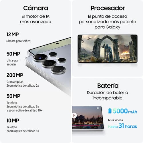 Samsung Galaxy S25 Ultra 256g Titanium Silverblue - Excelente (Reacondicionado) - 7