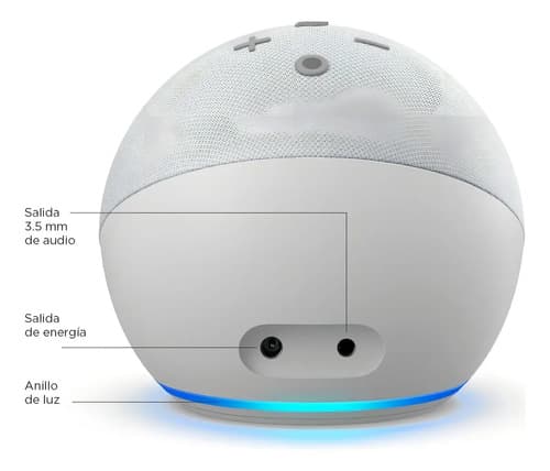 Amazon Echo Dot 4th Gen Con Asistente Virtual Alexa Color Glacier White - 9