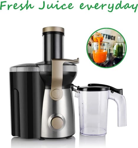 Brentwood Appliances Jc-1000  Extractor De Jugo Negro - 6