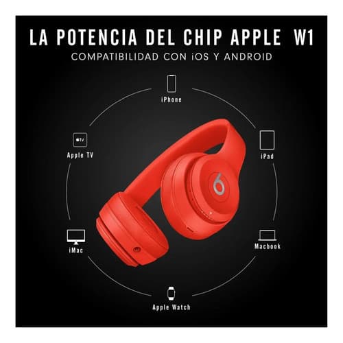 Audífonos Beats Solo³ Wireless - Citrus Red Citrus Red - 2