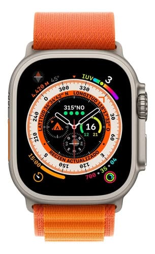 Apple Watch Ultra Gps - Caja De Titanio 49 Mm - Correa Naranja - L - 2