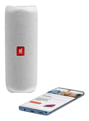 Bocina Jbl Flip 5 Portátil Con Bluetooth Waterproof White - 12