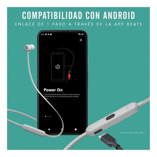 Audífonos Beats Flex - Gris Ahumado - 3
