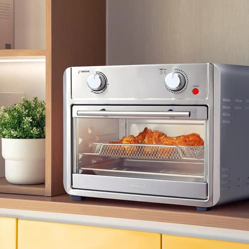 Horno Brentwood Af-2400si Eléctrico Compacto Hogar Plateado - 5