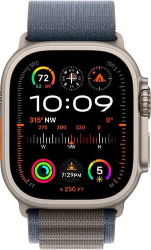 Apple Watch Ultra 2 (gps + Cellular) Azul 49 Mm Titanio L Azul Titanio Titanio Correa Loop Alpine - 2