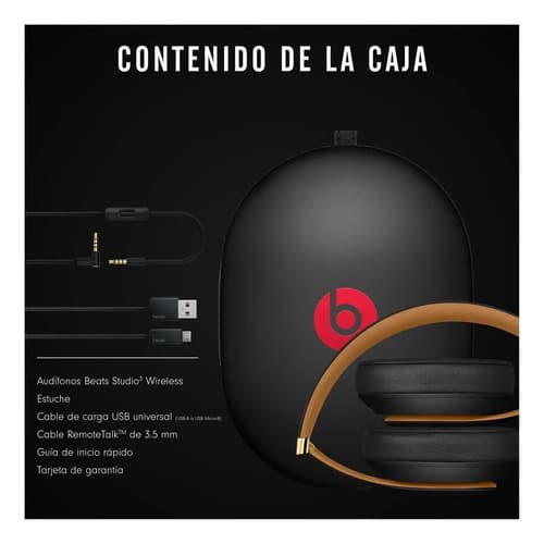 Audífonos Beats Studio³ Wireless - Midnight Black - 6